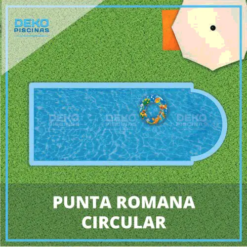 Piscina modelo PUNTA ROMANA CIRCULAR