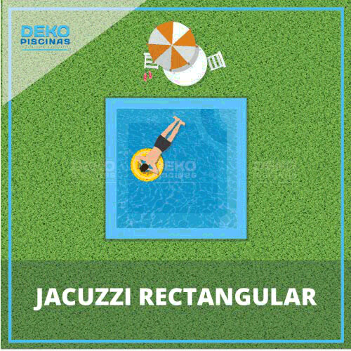 Piscina modelo JACUZZI RECTANGULAR