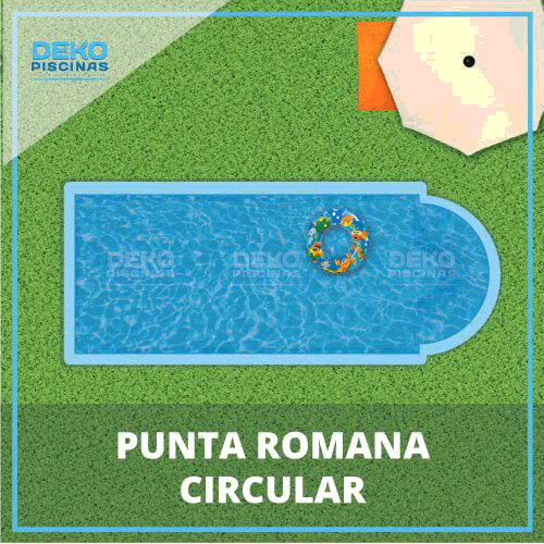 Piscina modelo PUNTA ROMANA CIRCULAR